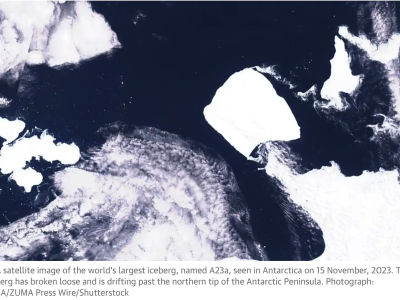 World’s Biggest Iceberg Moving Towards the Southern Ocean Could Disrupt Shipping 